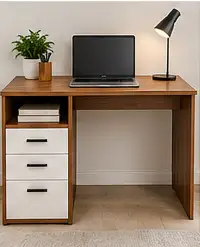 Modern Wooden Study Table with Drawer