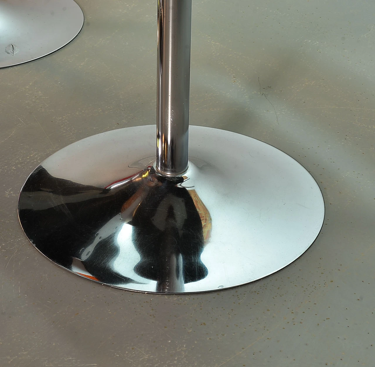 6x Novalux Radiant Orange Dining Chairs by Rudi Verelst