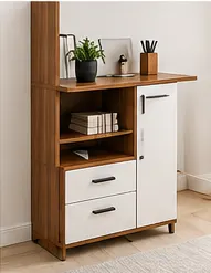 Modern Wooden Study Table with Drawer